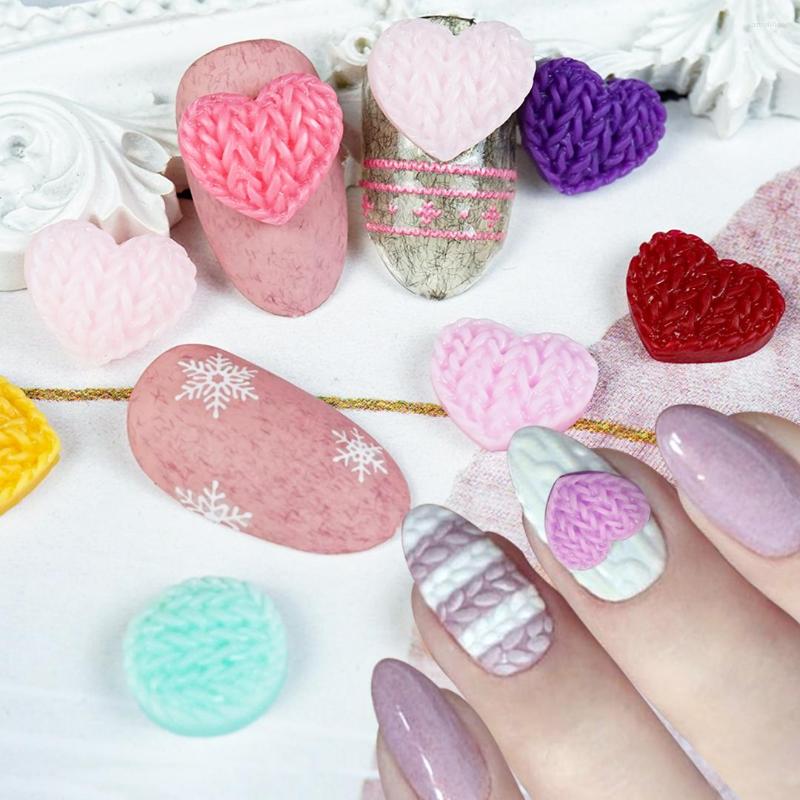 Nail Art Decorations Kawaii Charms 3D Colorful Twist Weaving Heart Round Flatback Rhinestones Accessories
Nail Art Decorations Kawaii Charms 3D Colorful Twist Weaving Heart Round Flatback Rhinestones Accessories