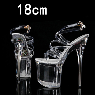 Sandal Shoes Platform Transparent Straps Model T Stage Show Thin High heele 15 18cm Female Waterproof Bride shoe 230313, Heel 15cm
Sandal Shoes Platform Transparent Straps Model T Stage Show Thin High heele 15 18cm Female Waterproof Bride shoe 230313, Heel 15cm