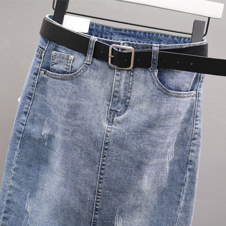 Skirts Denim Skirt Women's Summer Stretch Skirt Woman Skirts Mujer Faldas Saias Mulher 230313