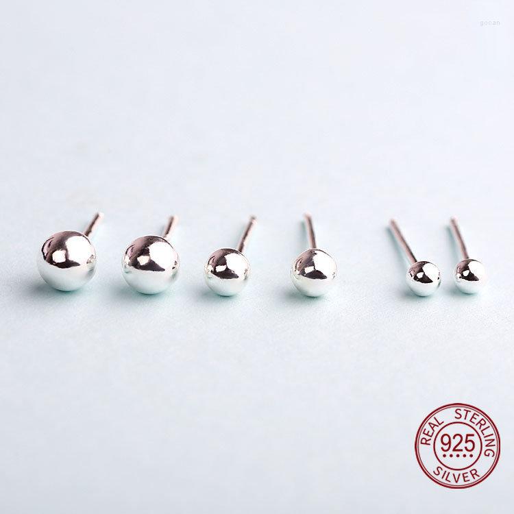 Stud Earrings 925 Sterling Silver Simple Ball Beads Small For Women Fashion Korean Party Anti-allergic Piercing Jewelry
Stud Earrings 925 Sterling Silver Simple Ball Beads Small For Women Fashion Korean Party Anti-allergic Piercing Jewelry