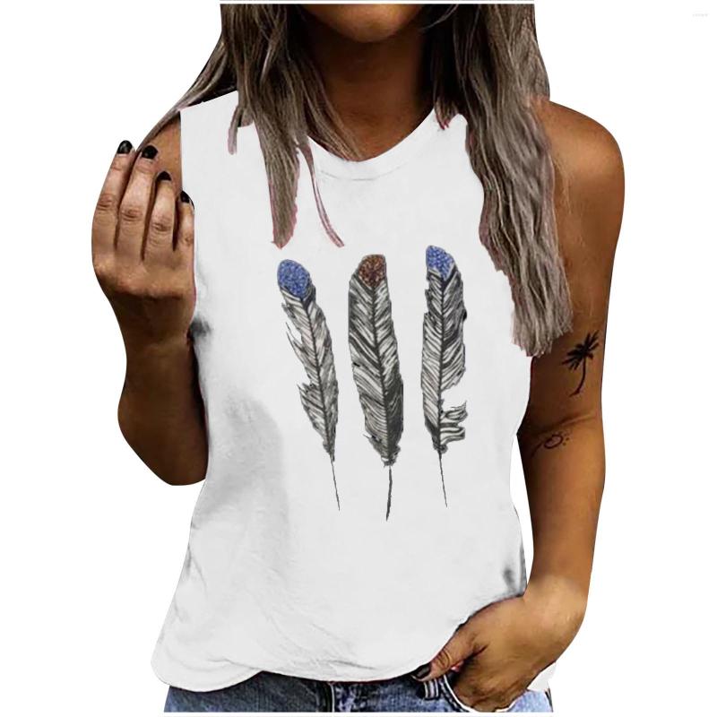 Women's T Shirts Thin Fashion Sweatshirts Shirt Women's Vest Sleeveless Casual Tops Printed Ladies Blouse, Gray
Women's T Shirts Thin Fashion Sweatshirts Shirt Women's Vest Sleeveless Casual Tops Printed Ladies Blouse, Gray