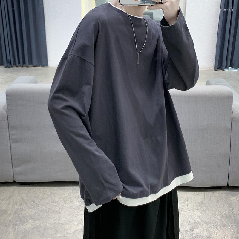 Men's T Shirts Men's Spring Solid Color Long-Sleeved Round Neck T-Shirt Mens Loose Casual Simple Tops Tees Male Fashion Streewear, Orange
Men's T Shirts Men's Spring Solid Color Long-Sleeved Round Neck T-Shirt Mens Loose Casual Simple Tops Tees Male Fashion Streewear, Orange