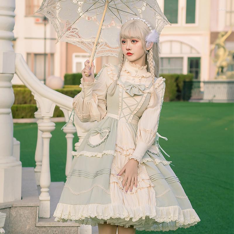 Party Dresses CON Women Sweet Cute Lolita Dress JSK Japanese Pastoral Style Summer Princess Lace Bow OP Strap, Dress shirt
Party Dresses CON Women Sweet Cute Lolita Dress JSK Japanese Pastoral Style Summer Princess Lace Bow OP Strap, Dress shirt
