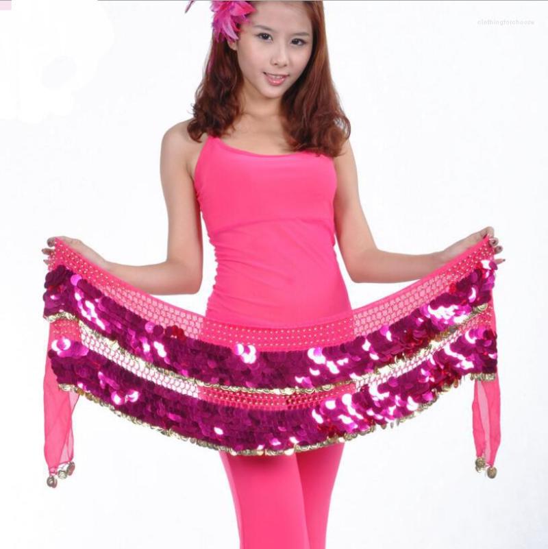 Stage Wear Colorful Sequin Belly Dance Hips Scarf 220 Gold Coin Hip, Black 
Stage Wear Colorful Sequin Belly Dance Hips Scarf 220 Gold Coin Hip, Black