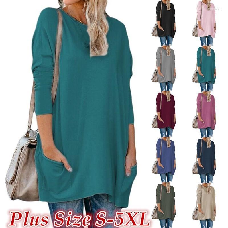 Women's T Shirts Long Sleeve O-Neck Oversized Women Shirt 2023 Spring Autumn Femme Tops 5XL Plus Size Casual Loose Pockets Female, Armygreen
Women's T Shirts Long Sleeve O-Neck Oversized Women Shirt 2023 Spring Autumn Femme Tops 5XL Plus Size Casual Loose Pockets Female, Armygreen