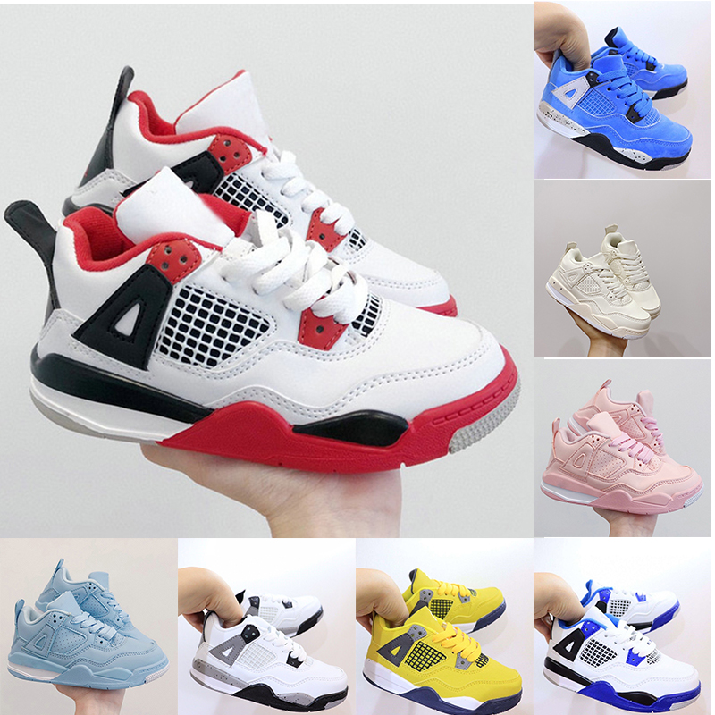 Kids Basketball Shoes Jumpman 4 4s Infants Toddlers Baby Boys Girls Sneakers Fire Red Sail Pink University Blue White Cement Big Children Trainers Sports Size 25-35, 9 motorsport
Kids Basketball Shoes Jumpman 4 4s Infants Toddlers Baby Boys Girls Sneakers Fire Red Sail Pink University Blue White Cement Big Children Trainers Sports Size 25-35, 9 motorsport