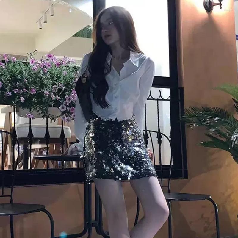 Women' Blouses Kpop Girl Group Women High Street Casual Lapel Loose Shirt Vintage Harajuku Solid Office Elegant Long Sleeve Button Tops, White
Women' Blouses Kpop Girl Group Women High Street Casual Lapel Loose Shirt Vintage Harajuku Solid Office Elegant Long Sleeve Button Tops, White