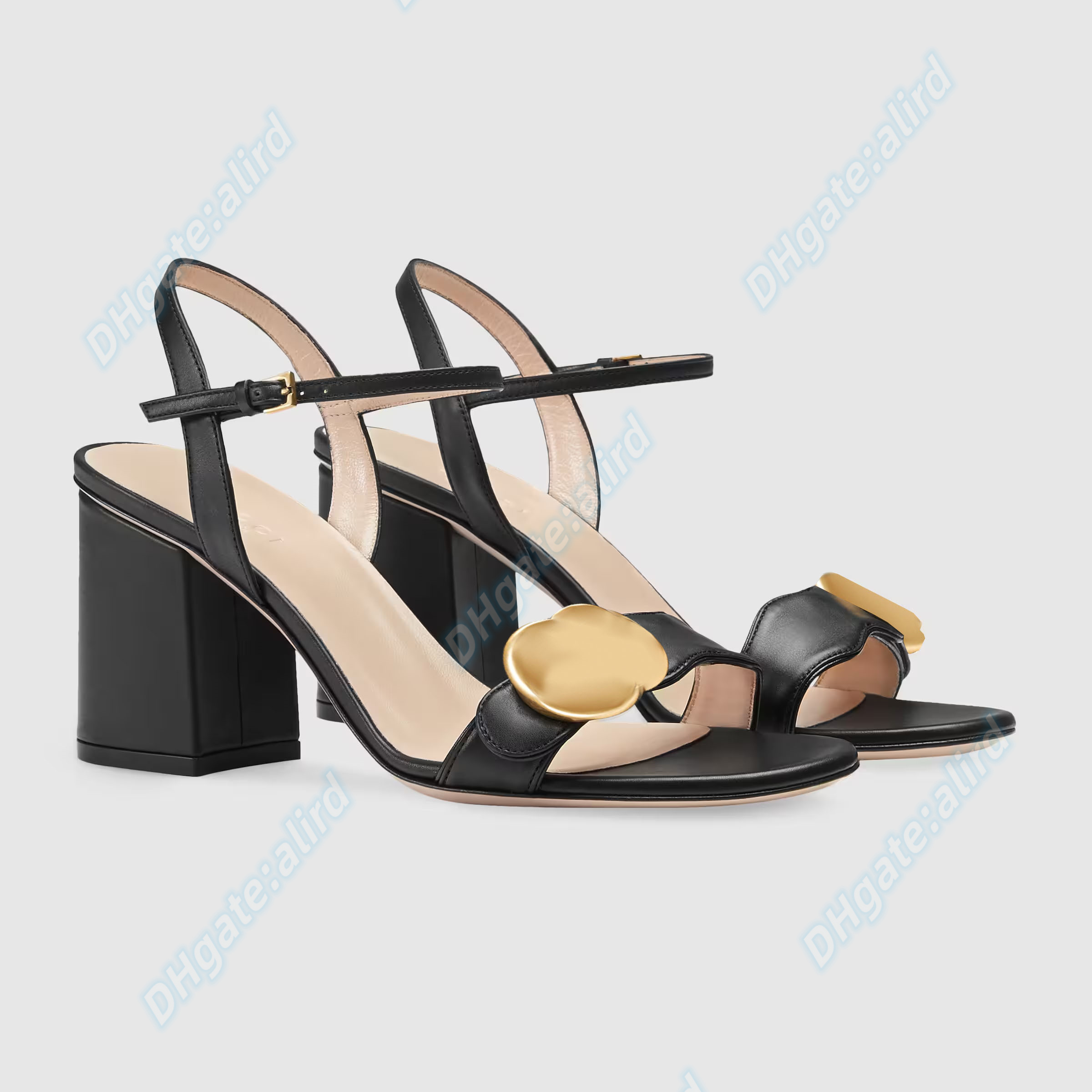 luxury designer Metallic laminate leather high mid thick heel sandal gold-toned hardware fashion elegant temperament office woman shoes 35-42 Adjustabl ankle strap, #7
luxury designer Metallic laminate leather high mid thick heel sandal gold-toned hardware fashion elegant temperament office woman shoes 35-42 Adjustabl ankle strap, #7