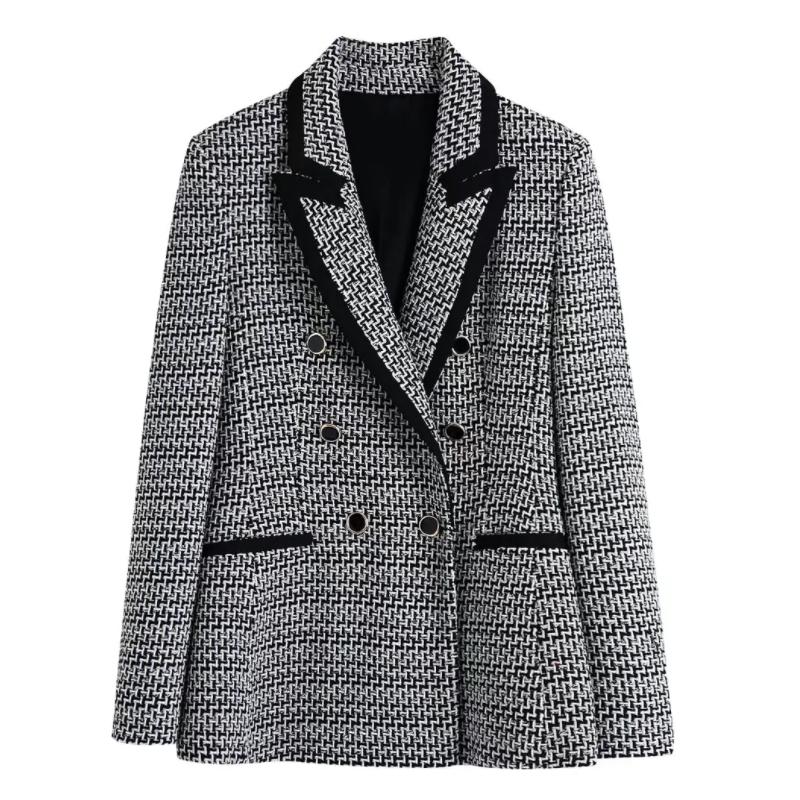 Women's Jackets Women Edge Piping Decoration Woolen Suit Coat Female Long Sleeve Outerwear Casual Lady Loose Tops C1258, Picture shown
Women's Jackets Women Edge Piping Decoration Woolen Suit Coat Female Long Sleeve Outerwear Casual Lady Loose Tops C1258, Picture shown