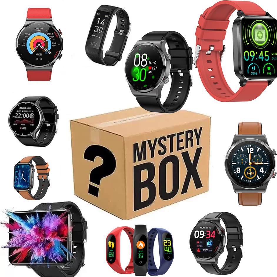 2023 Mystery box electronics random boxes birthday surprise gifts adult lucky gifts such as smart watch Bluetooth BT calling Bracelet etc Festive & Party Supplies 
2023 Mystery box electronics random boxes birthday surprise gifts adult lucky gifts such as smart watch Bluetooth BT calling Bracelet etc Festive & Party Supplies