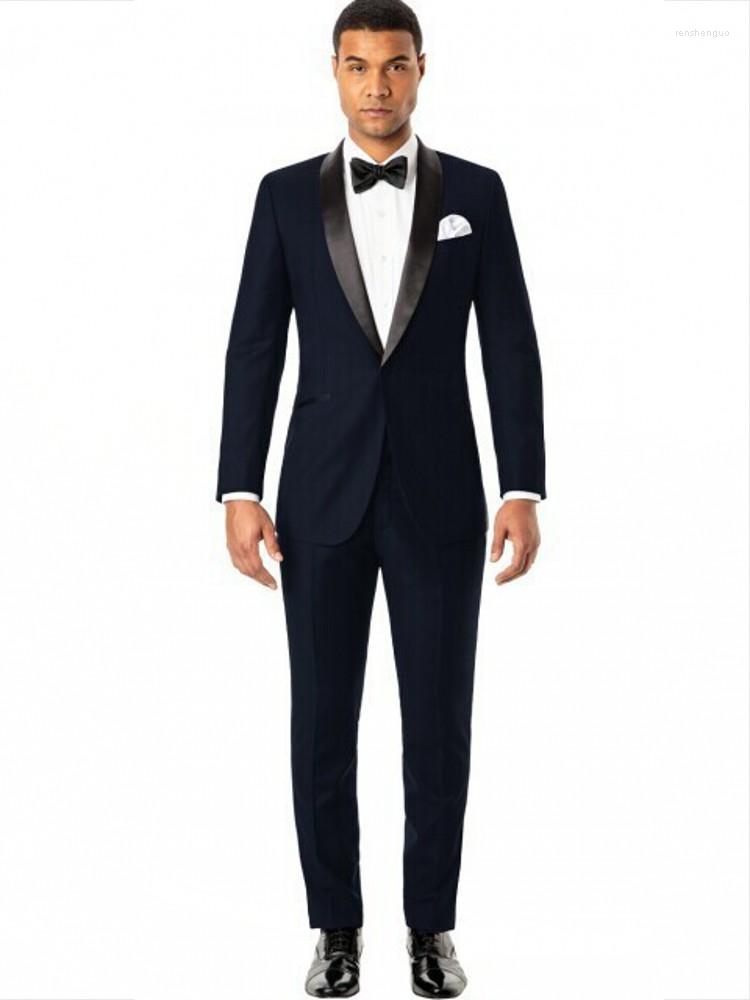 Men's Suits Dark Navy Blue Men Evening Dress Toast Handsome Groom Tuxedos Business Suit Customzie Size (Jacket Pants Tie) OK:990, Same as image
Men's Suits Dark Navy Blue Men Evening Dress Toast Handsome Groom Tuxedos Business Suit Customzie Size (Jacket Pants Tie) OK:990, Same as image