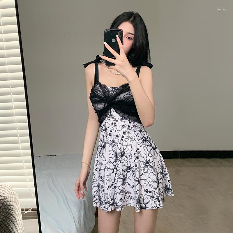 Women's Swimwear Wisuwore Skirt Style One-piece Swimsuit Women Conservative And Slim 2023 Asian Fashion Spring Holiday Offshoulder, Black
Women's Swimwear Wisuwore Skirt Style One-piece Swimsuit Women Conservative And Slim 2023 Asian Fashion Spring Holiday Offshoulder, Black