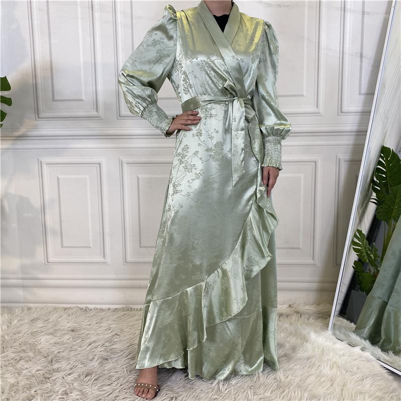 Ethnic Clothing Kaftan Dubai Satin Abaya Turkey Muslim Fashion Printing Maxi Dress Abayas For Women Islam Vestidos Musulmane De Mode
Ethnic Clothing Kaftan Dubai Satin Abaya Turkey Muslim Fashion Printing Maxi Dress Abayas For Women Islam Vestidos Musulmane De Mode