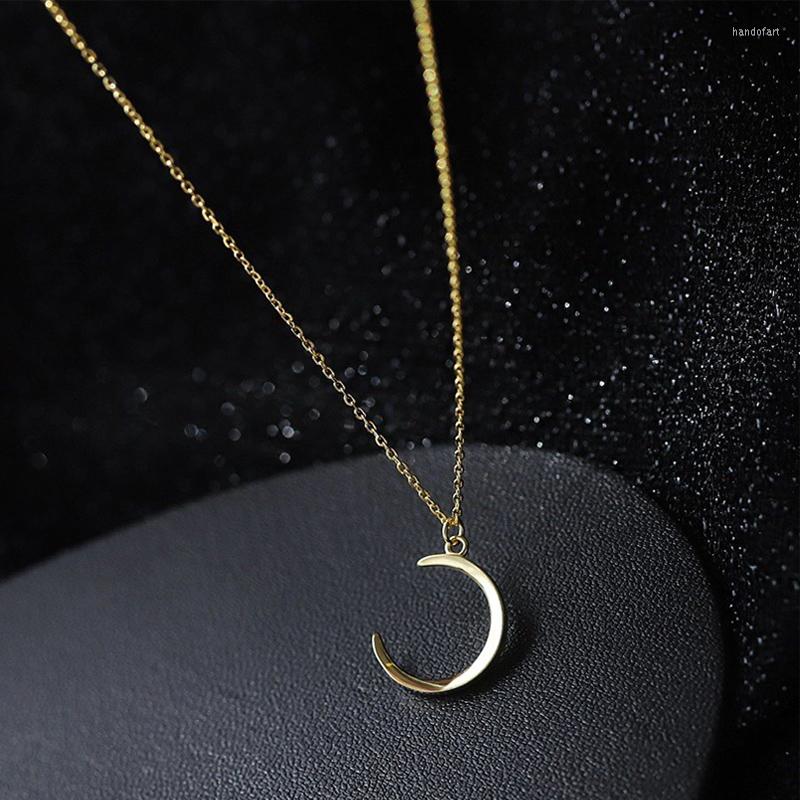 Pendant Necklaces Fashion Sweet Moon Silver Plated Necklace Jewelry Temperament Gold Crescent Clavicle Chain For Women
Pendant Necklaces Fashion Sweet Moon Silver Plated Necklace Jewelry Temperament Gold Crescent Clavicle Chain For Women