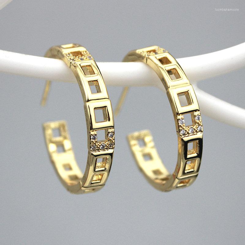 Hoop Earrings 10pair/lot Fashion Plated Cz Earring Cubic Zircon Round Big Circle Hoops Women Love Wholesale
Hoop Earrings 10pair/lot Fashion Plated Cz Earring Cubic Zircon Round Big Circle Hoops Women Love Wholesale