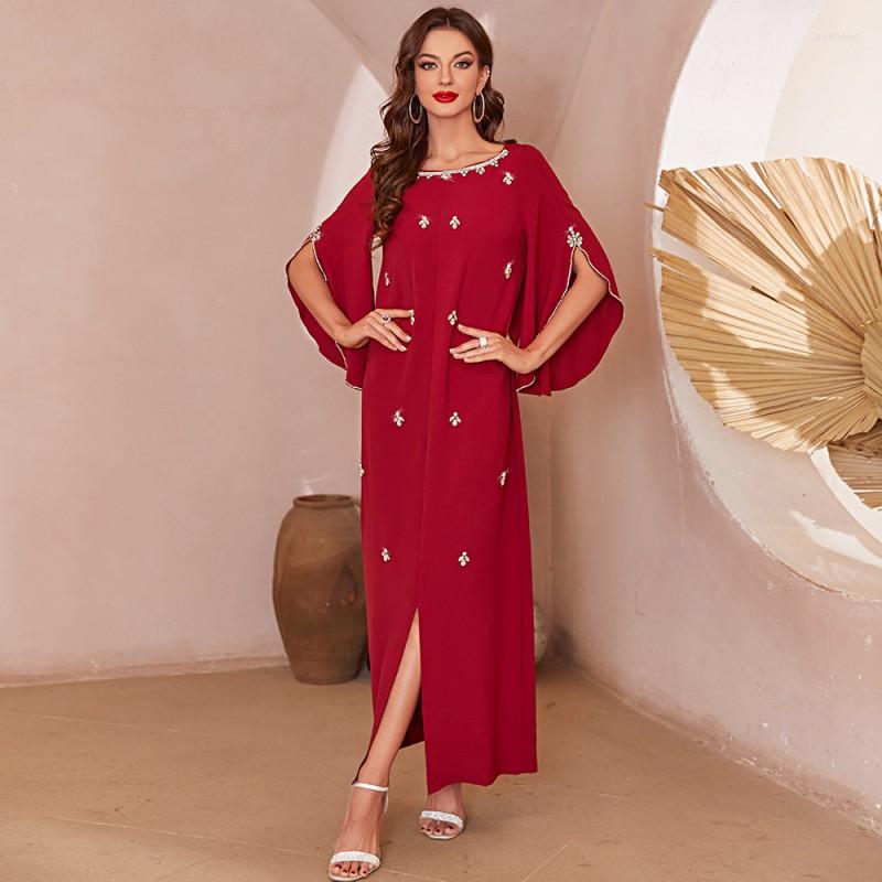 Ethnic Clothing Luxury Rhinestones Abaya Dubai Elegant Ladies Party Wedding Maxi Dress Kaftan Fashion Moroccan Women Prom Evening Gowns
Ethnic Clothing Luxury Rhinestones Abaya Dubai Elegant Ladies Party Wedding Maxi Dress Kaftan Fashion Moroccan Women Prom Evening Gowns
