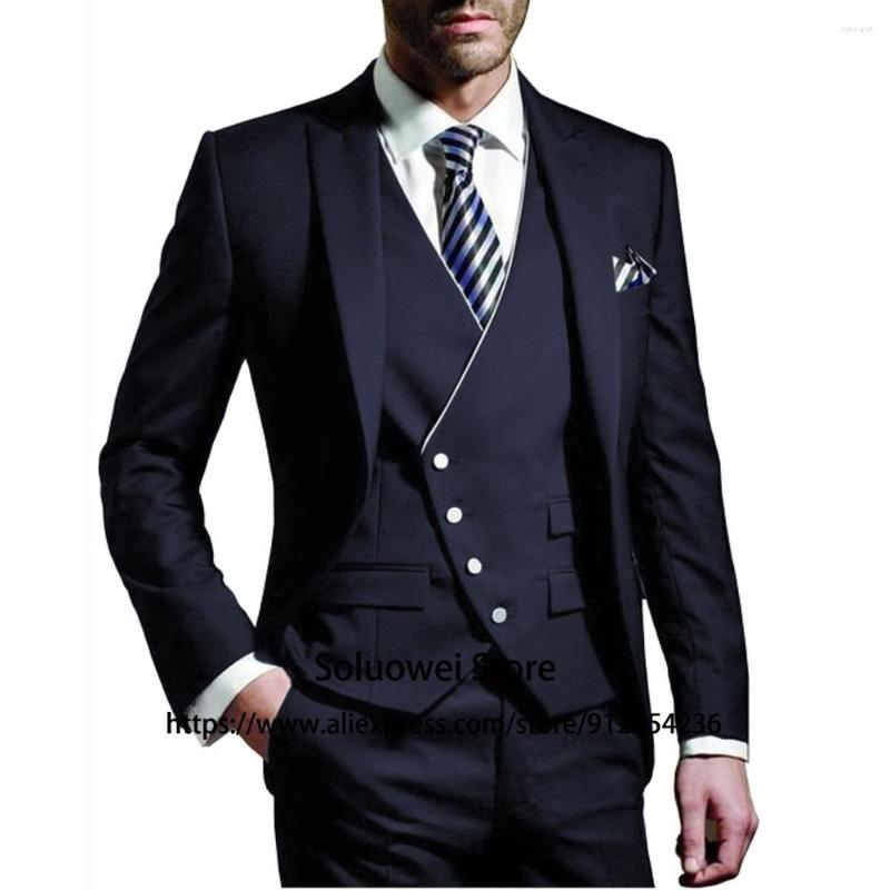 Men's Suits Navy Blue Wedding Mens For Groom Prom Slim Fit Peaked Lapel Tuxedo 3 Piece Jacket Vest Pants Set Formal Business Blazer, Lavender
Men's Suits Navy Blue Wedding Mens For Groom Prom Slim Fit Peaked Lapel Tuxedo 3 Piece Jacket Vest Pants Set Formal Business Blazer, Lavender