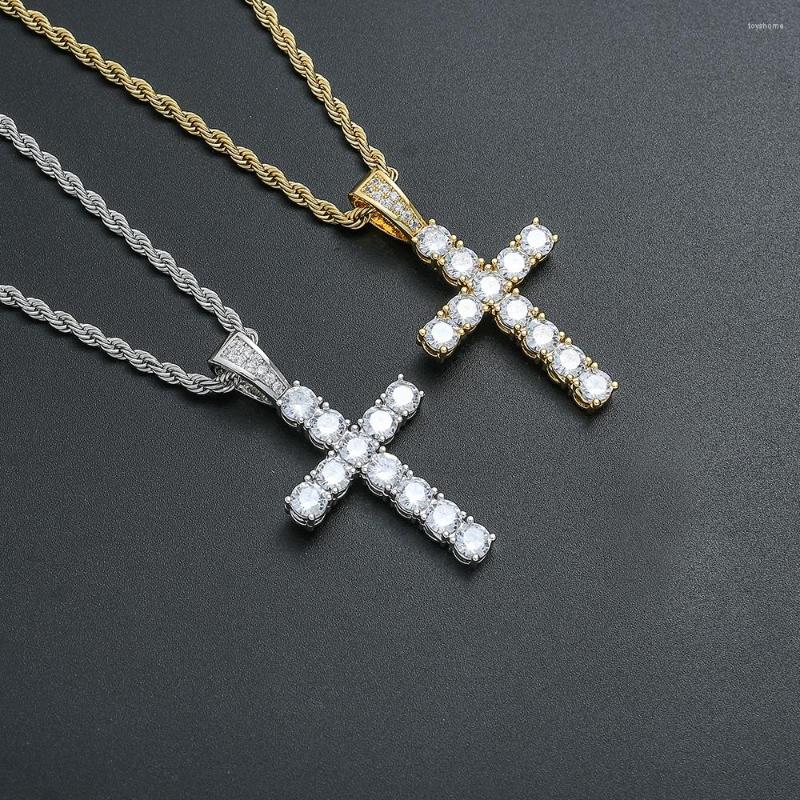 Pendant Necklaces Bling Cross Brass Pendants Mirco Pave Prong Setting CZ Men Hip Hop Jewelry CN338
Pendant Necklaces Bling Cross Brass Pendants Mirco Pave Prong Setting CZ Men Hip Hop Jewelry CN338