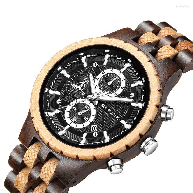 Wristwatches Fashion Style Men Quartz Wristwatch Sports Watches Mix Sandal Wooden Bamboo Watch For Man Wood Strap FD72188778, Brown
Wristwatches Fashion Style Men Quartz Wristwatch Sports Watches Mix Sandal Wooden Bamboo Watch For Man Wood Strap FD72188778, Brown