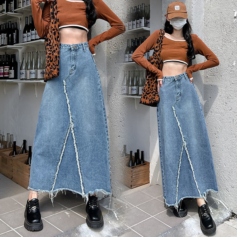 Skirts ILARES Harajuku Korean Fashion Elegant Women' Skirts Woman Fashion Jean Skirt Retro Kawaii Y2k Clothes Long Denim Clothing 230313, Blue
Skirts ILARES Harajuku Korean Fashion Elegant Women' Skirts Woman Fashion Jean Skirt Retro Kawaii Y2k Clothes Long Denim Clothing 230313, Blue