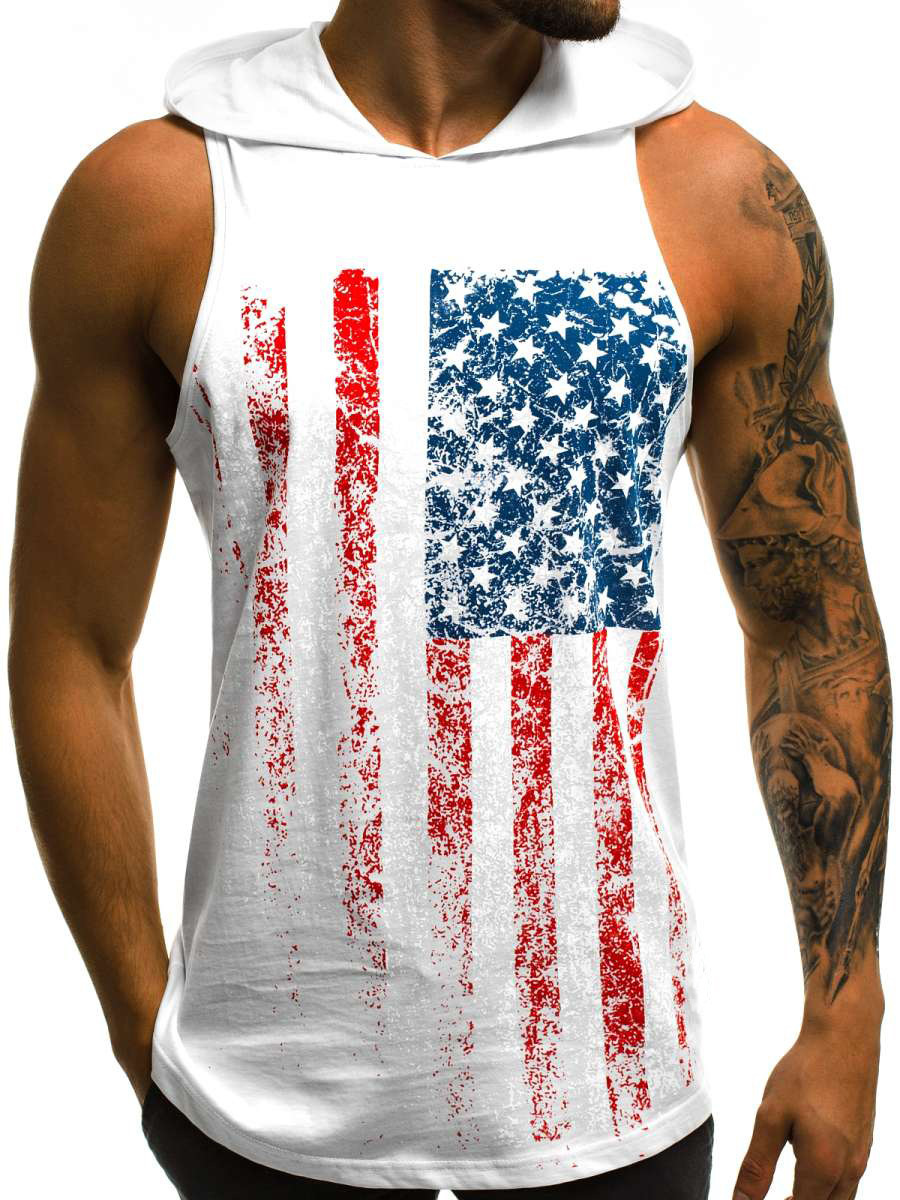 Men' T Shirts Arrival Tops Women/men' Print American Flag 3D Hooded T shirt Casual T-shirt Short Sleeve Punk Pullovers, Black
Men' T Shirts Arrival Tops Women/men' Print American Flag 3D Hooded T shirt Casual T-shirt Short Sleeve Punk Pullovers, Black