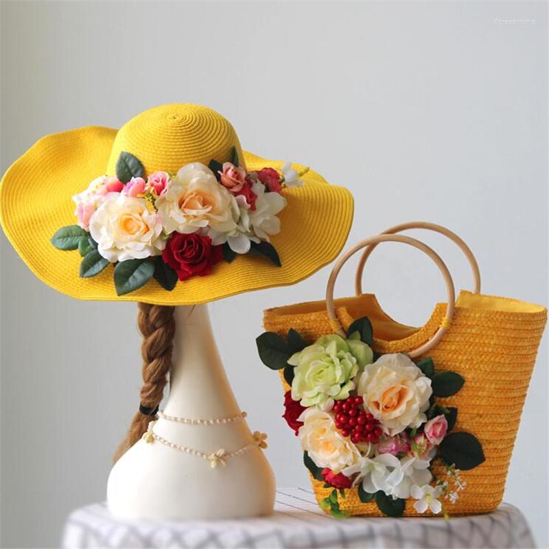 Evening Bags 2023 Handmade Flowers Rattan Straw Bag Set Flower Grass Handbag Fashion Holiday Seaside Female Beach Larger Capacity Totes, Hat
Evening Bags 2023 Handmade Flowers Rattan Straw Bag Set Flower Grass Handbag Fashion Holiday Seaside Female Beach Larger Capacity Totes, Hat