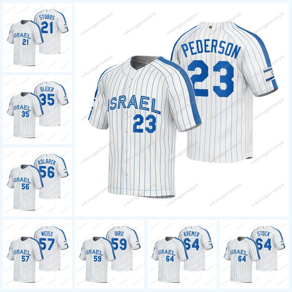 Team Israel 2023 World Baseball Classic WBC Jersey Joc Pederson 79 Matt Mervis Alex Dickerson Garrett Stubbs Michael Wielansky Danny Valencia Noah Mendlinger Kelly, Women's choose size s-xxl
Team Israel 2023 World Baseball Classic WBC Jersey Joc Pederson 79 Matt Mervis Alex Dickerson Garrett Stubbs Michael Wielansky Danny Valencia Noah Mendlinger Kelly, Women's choose size s-xxl