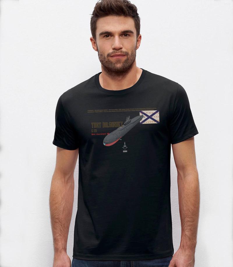 Men' T Shirts Russian Borei Class Nuclear Submarine SSBN Yury Dolgoruky Shirt. Short Sleeve Cotton Casual T-shirts Loose Top Size -3XL, Black
Men' T Shirts Russian Borei Class Nuclear Submarine SSBN Yury Dolgoruky Shirt. Short Sleeve Cotton Casual T-shirts Loose Top Size -3XL, Black