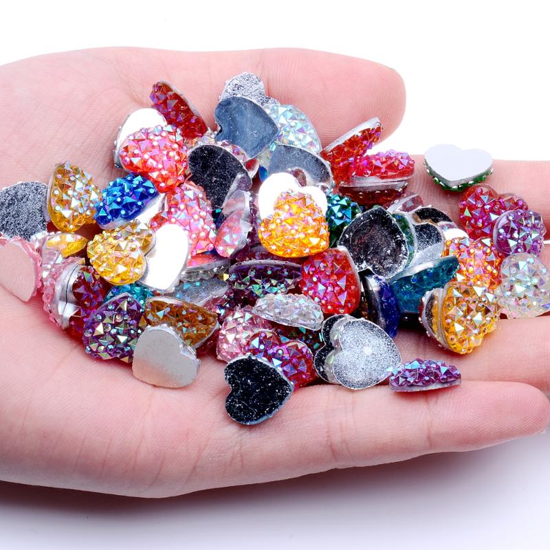 Nail Art Decorations 12mm 200pcs AB Colors Flatback Heart Shape Rhinestones Multicolor Resin Scrapbook Beads DIY Craft Wedding Dress Supplie
Nail Art Decorations 12mm 200pcs AB Colors Flatback Heart Shape Rhinestones Multicolor Resin Scrapbook Beads DIY Craft Wedding Dress Supplie