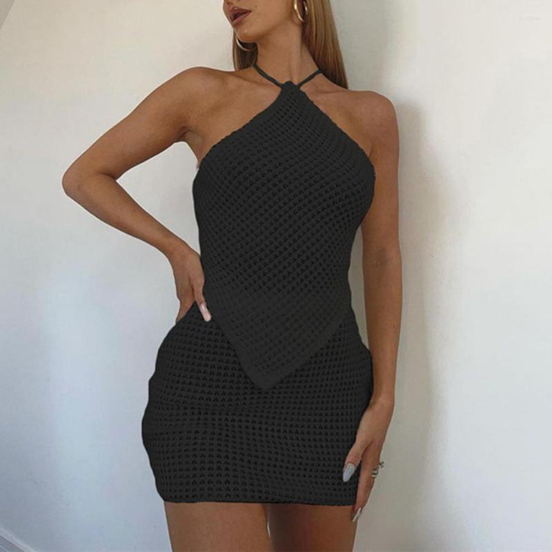 Casual Dresses 2 Pcs/Set Summer Women Top Skirt Suit Off Shoulder Bodycon Knitted Backless Halter Neck Sexy Tops Set Female Club Y2K, Black
Casual Dresses 2 Pcs/Set Summer Women Top Skirt Suit Off Shoulder Bodycon Knitted Backless Halter Neck Sexy Tops Set Female Club Y2K, Black