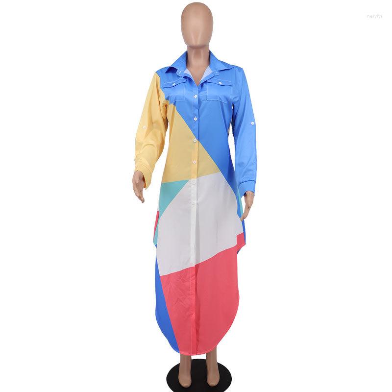 Ethnic Clothing Summer Elegent African Women Long Sleeve V-neck Geometric Patchwork Dress Clothes Printing
Ethnic Clothing Summer Elegent African Women Long Sleeve V-neck Geometric Patchwork Dress Clothes Printing