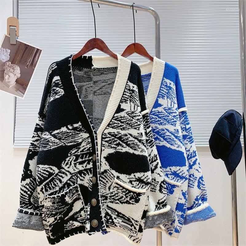 Women's Sweaters Fashion Graffiti Sweater Jacket Women 2023 Autumn Winter Korean Loose Knitted Cardigans Tops, Green
Women's Sweaters Fashion Graffiti Sweater Jacket Women 2023 Autumn Winter Korean Loose Knitted Cardigans Tops, Green