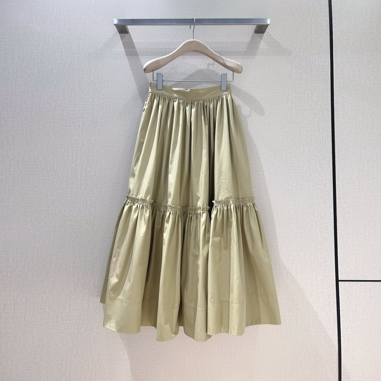 A line skirt fashion band 2023 summer French elegant commuter apricot cotton skirt, Beige
A line skirt fashion band 2023 summer French elegant commuter apricot cotton skirt, Beige