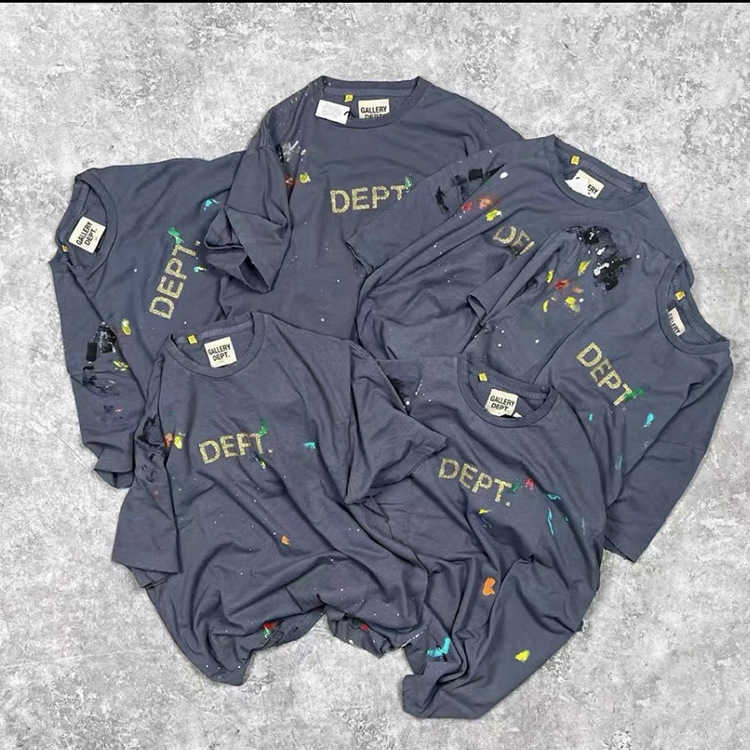 Shirt Shirts 2023 Dept Mens Galleryes Letters T Hand-painted Splash-ink Short Sleeve Vintage High Street Loose Round Neck T-shirt Men' Summer, Wash black
Shirt Shirts 2023 Dept Mens Galleryes Letters T Hand-painted Splash-ink Short Sleeve Vintage High Street Loose Round Neck T-shirt Men' Summer, Wash black