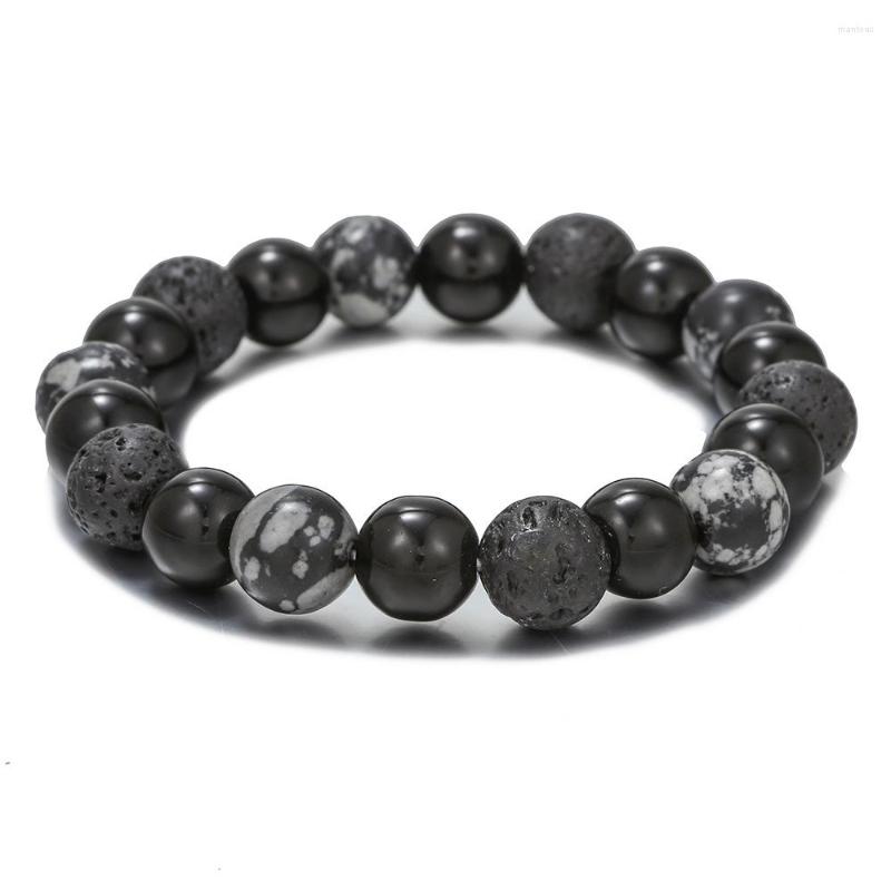 Strand Charmsmic Natural Volcano Stone Mens 8mm 10mm Elastic Rope Lovers Women Lose Weigh Hand Jewelry
Strand Charmsmic Natural Volcano Stone Mens 8mm 10mm Elastic Rope Lovers Women Lose Weigh Hand Jewelry