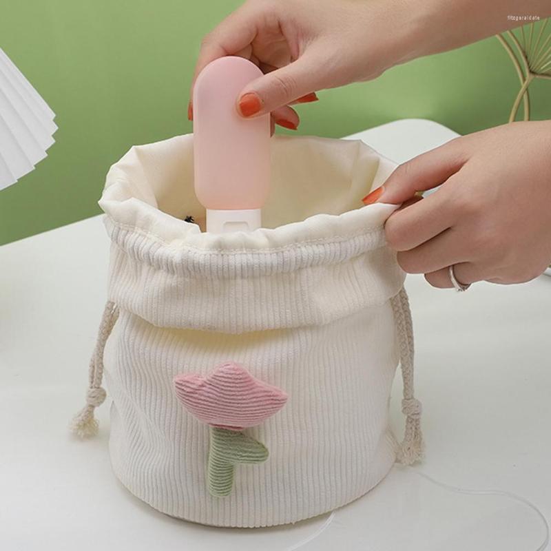 Corduroy Cosmetic Pouch Multifunctional Drawstring Portable Jewelry Pouches Foldable With Tulip Christmas Gifts For Women Girls
Corduroy Cosmetic Pouch Multifunctional Drawstring Portable Jewelry Pouches Foldable With Tulip Christmas Gifts For Women Girls