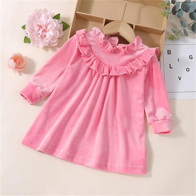 Girl Dresses Toddler Kids Girls Infant Fashionable Lace Collar Long Sleeves Gold Velvet Princess Dress Vintage Dark Red, Pink
Girl Dresses Toddler Kids Girls Infant Fashionable Lace Collar Long Sleeves Gold Velvet Princess Dress Vintage Dark Red, Pink