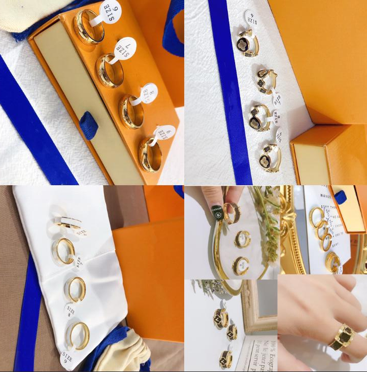 Designer Branded Letter Band Rings Women Crystal18K Gold Plated Silver Plated Stainless Steel Wedding Jewelry Supplies Ring Fine Carving Finger Ring
Designer Branded Letter Band Rings Women Crystal18K Gold Plated Silver Plated Stainless Steel Wedding Jewelry Supplies Ring Fine Carving Finger Ring