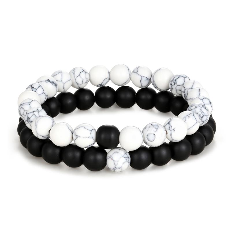 Strand Beaded Strands Distance Bracelet Set 8mm Natural Stone Yin Yang Beads For Men Women Couples Friendship Bohemia Jewelry
Strand Beaded Strands Distance Bracelet Set 8mm Natural Stone Yin Yang Beads For Men Women Couples Friendship Bohemia Jewelry