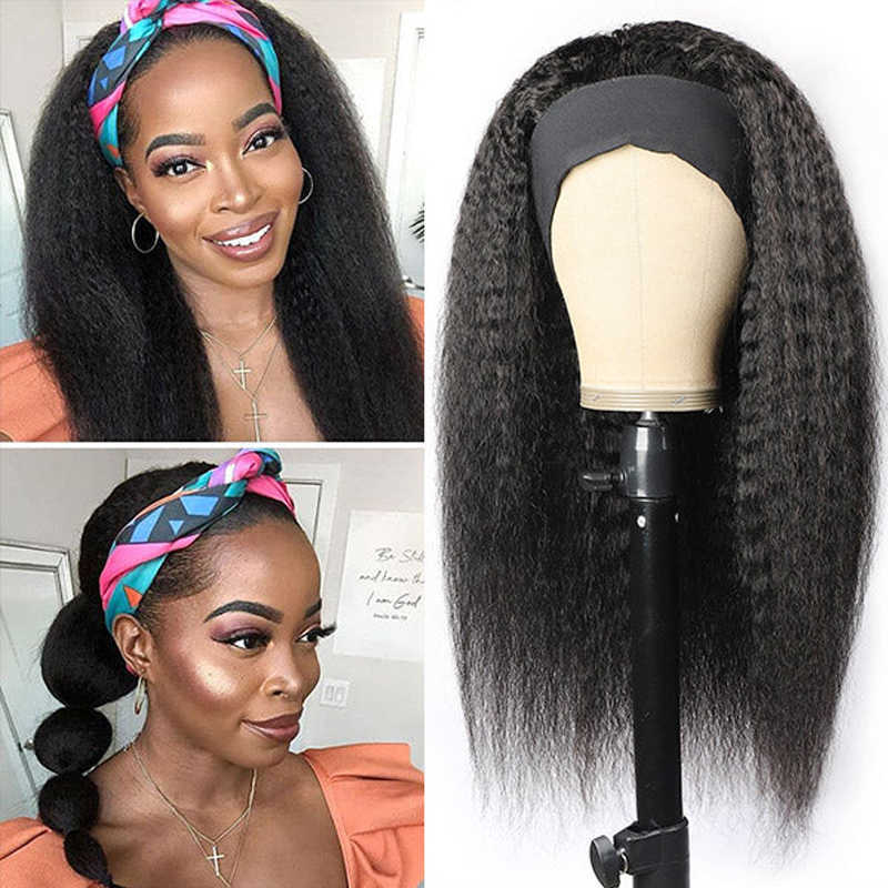Lace Wigs Glueless Kinky Straight Synthetic Hair Natural Black Headband Wigs for Black Women Afro Wigs with Headband Yaki Straight Wigs 230206, Ombre color
Lace Wigs Glueless Kinky Straight Synthetic Hair Natural Black Headband Wigs for Black Women Afro Wigs with Headband Yaki Straight Wigs 230206, Ombre color