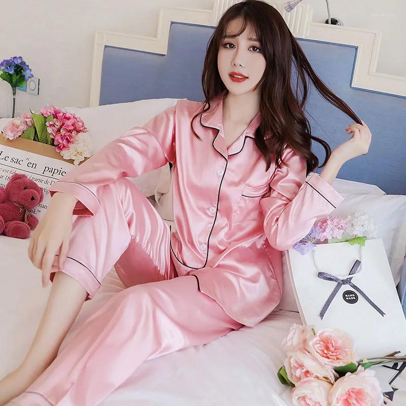 Women's Sleepwear Pajamas Two Piece Set Women Spring Autumn 2023 Long Sleeve Sweet Ice Silk Ladies Thin Nightwear Nightgown Female, Purple
Women's Sleepwear Pajamas Two Piece Set Women Spring Autumn 2023 Long Sleeve Sweet Ice Silk Ladies Thin Nightwear Nightgown Female, Purple