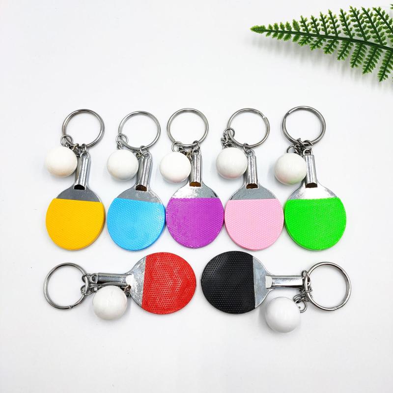 Keychains Fashion 7 Color Sport Ping Pong Table Tennis Ball Badminton Bowling Keychain Charms Keyring Key Ring Souvenir Gift
Keychains Fashion 7 Color Sport Ping Pong Table Tennis Ball Badminton Bowling Keychain Charms Keyring Key Ring Souvenir Gift