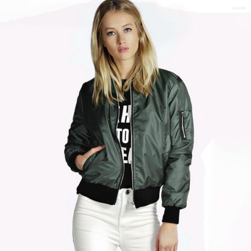 Women' Jackets 2023 Spring Autumn Thin Solid Women Casual Zipper Bomber Jacket Long Sleeve Coat Female Fashion Classic Slim Outerwears, Black
Women' Jackets 2023 Spring Autumn Thin Solid Women Casual Zipper Bomber Jacket Long Sleeve Coat Female Fashion Classic Slim Outerwears, Black