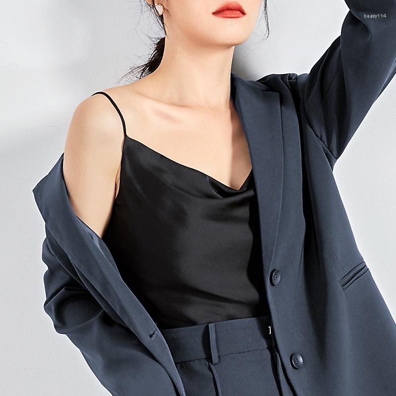 Women' Tanks Elegant Pile Collar Spaghetti Strap Top Women Sexy Backless Solid Satin Camisole Female Casual Basic Cami Tops 2023 Fashion, Black
Women' Tanks Elegant Pile Collar Spaghetti Strap Top Women Sexy Backless Solid Satin Camisole Female Casual Basic Cami Tops 2023 Fashion, Black