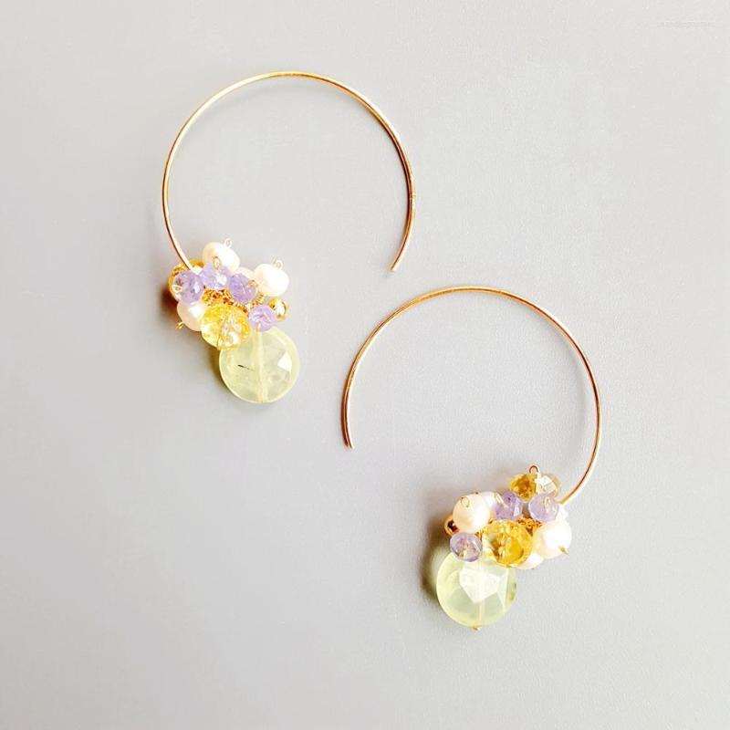 Hoop Earrings Lii Ji Genuine Prehnite Tanzanite Citrine Pearl 925 Sterling Silver Handmade Delicate Jewelry For Women Gift
Hoop Earrings Lii Ji Genuine Prehnite Tanzanite Citrine Pearl 925 Sterling Silver Handmade Delicate Jewelry For Women Gift