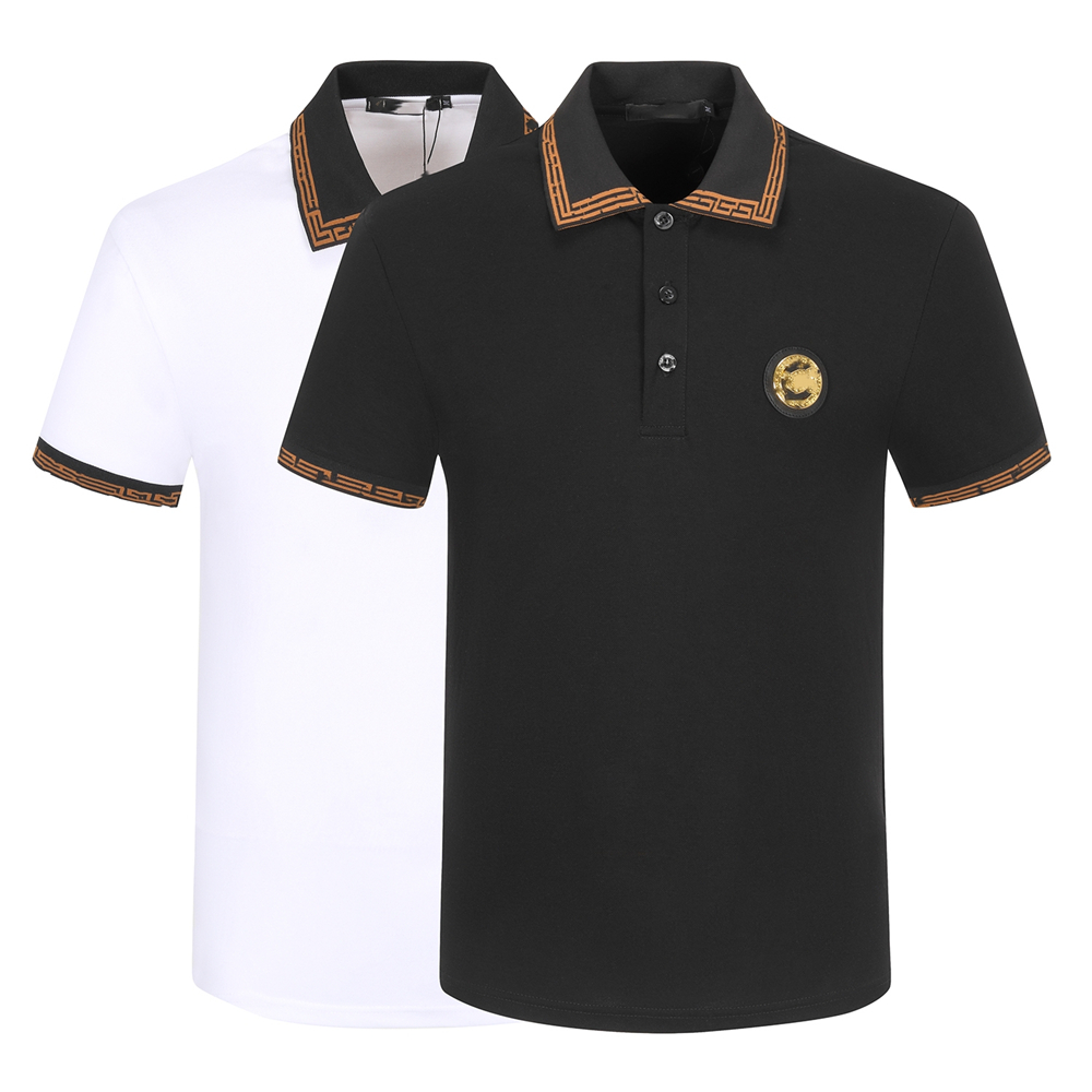 Men's Polo Shirt Golf shirt Designer Cotton Smooth top Hoop Interlock Anti-wrinkle casual shirt Simple fashion Slim lapel Polo Shirt Size M-3XL TO26016, White
Men's Polo Shirt Golf shirt Designer Cotton Smooth top Hoop Interlock Anti-wrinkle casual shirt Simple fashion Slim lapel Polo Shirt Size M-3XL TO26016, White