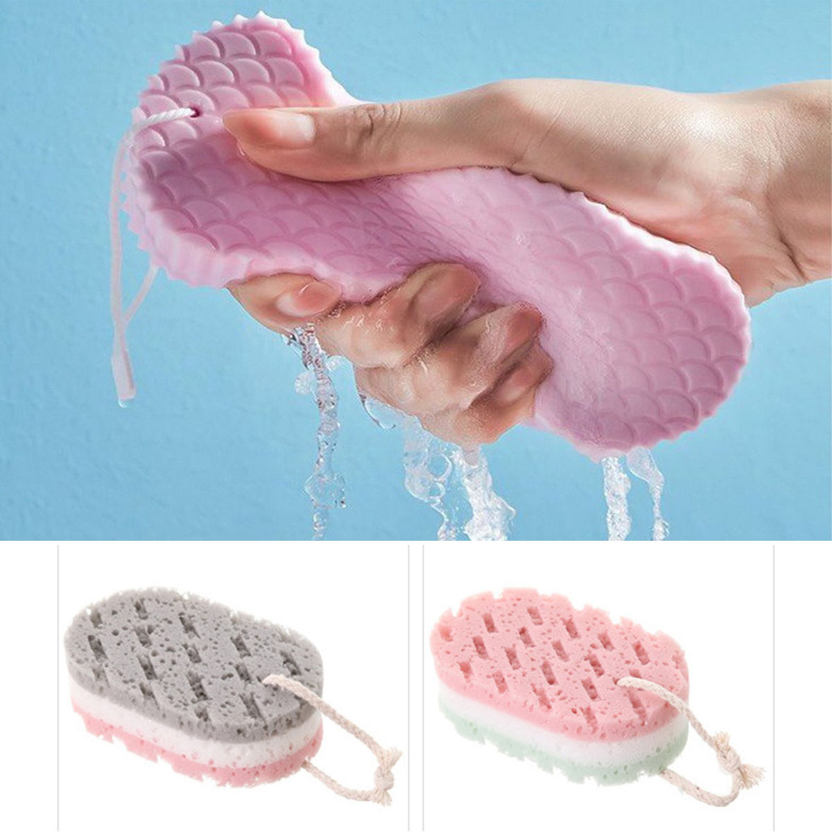 Bath Sponge Exfoliating/Dead Skin Removing Sponge Body Massage Cleaning Shower Brush Bath Tools Bathroom For Kids Adult
Bath Sponge Exfoliating/Dead Skin Removing Sponge Body Massage Cleaning Shower Brush Bath Tools Bathroom For Kids Adult
