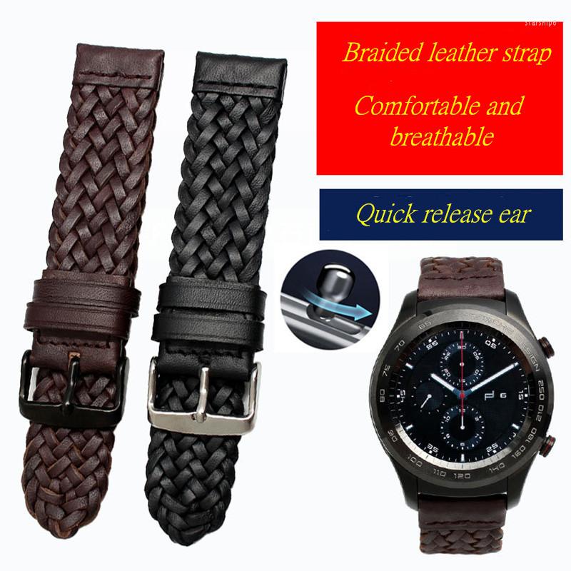 Watch Bands Quick Release Weave Band 22mm 24mm Genuine Leather Woven Men Belt Brand Strap Universal Accessories
Watch Bands Quick Release Weave Band 22mm 24mm Genuine Leather Woven Men Belt Brand Strap Universal Accessories