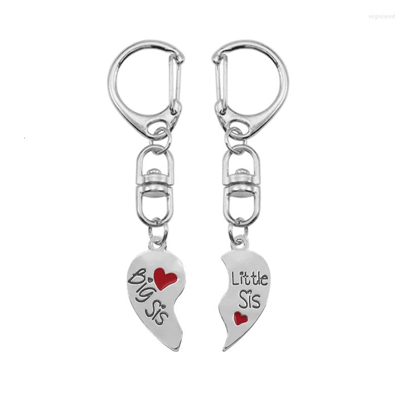 Keychains Little Sisters Big Keychain 2 Pcs/set Metal Suitable For Girls Fashion Charm Pendant Gift Drop
Keychains Little Sisters Big Keychain 2 Pcs/set Metal Suitable For Girls Fashion Charm Pendant Gift Drop