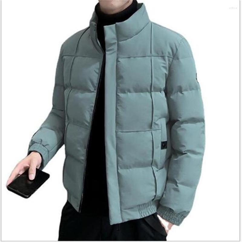 Men' Down Autumn And Winter Cotton-Padded Jacket Style Korean Tooling Stand-Collar Coat Parkas, Black
Men' Down Autumn And Winter Cotton-Padded Jacket Style Korean Tooling Stand-Collar Coat Parkas, Black